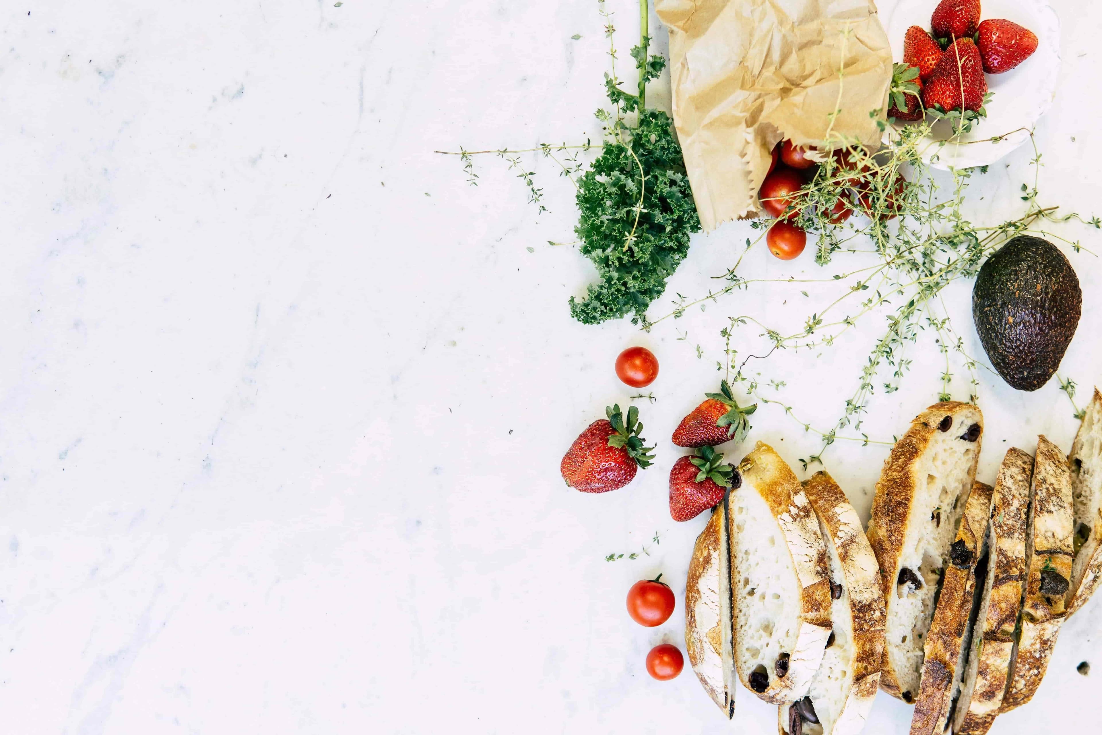 Background picture with fresh vegetables